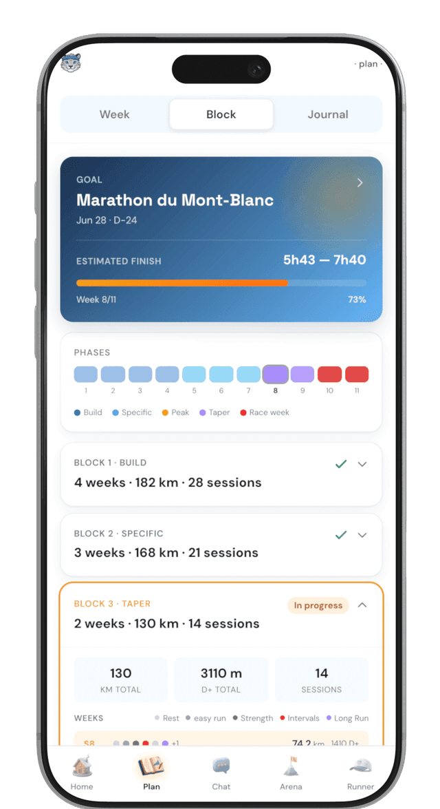 Coach Leo training plan